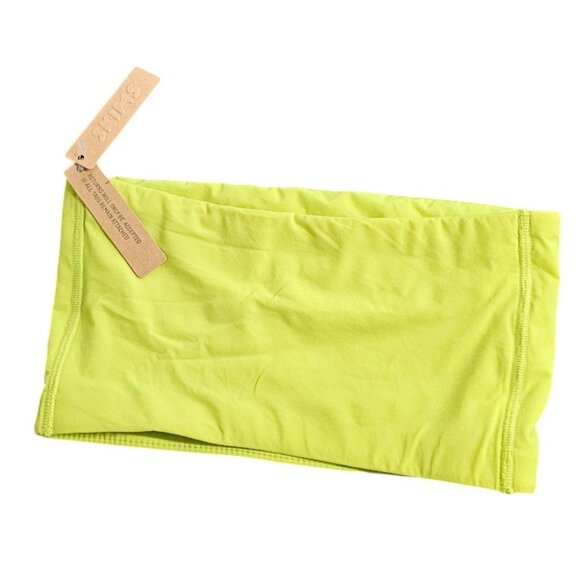 Skims Womens Fits Everybody Bandeau, Tube Top, Lime Green, Size XXS - Picture 2 of 6